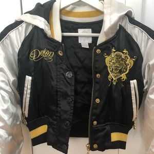 House Of Dereon Beyoncé satin cropped jacket